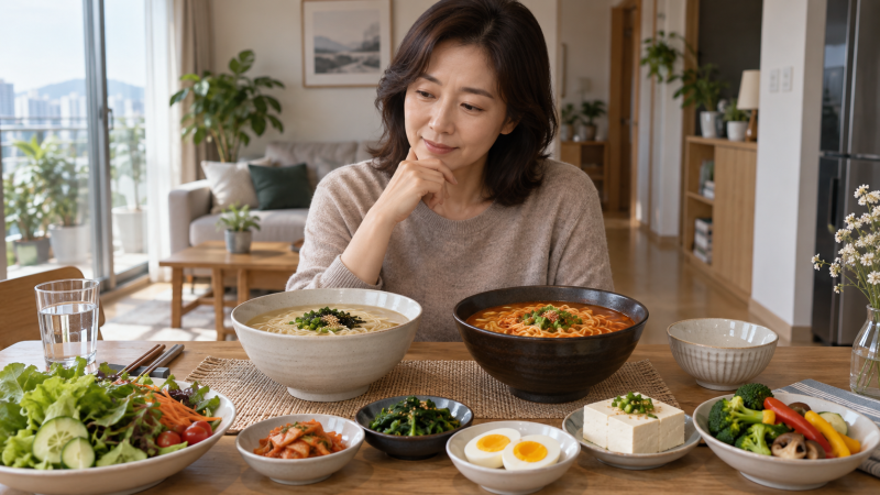 국수·라면, 당뇨 환자는 아예 못 먹을까? 혈당 부담 줄이는 법