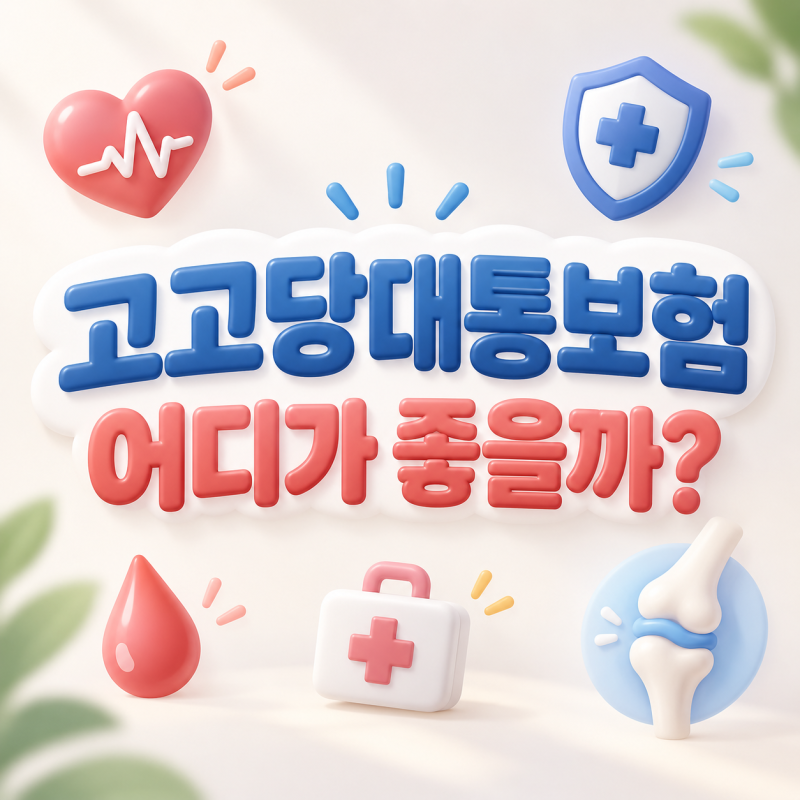 고혈압·당뇨 보험 어디가 좋을까? 가족력 있다면 한 회사만 보면 안 됩니다