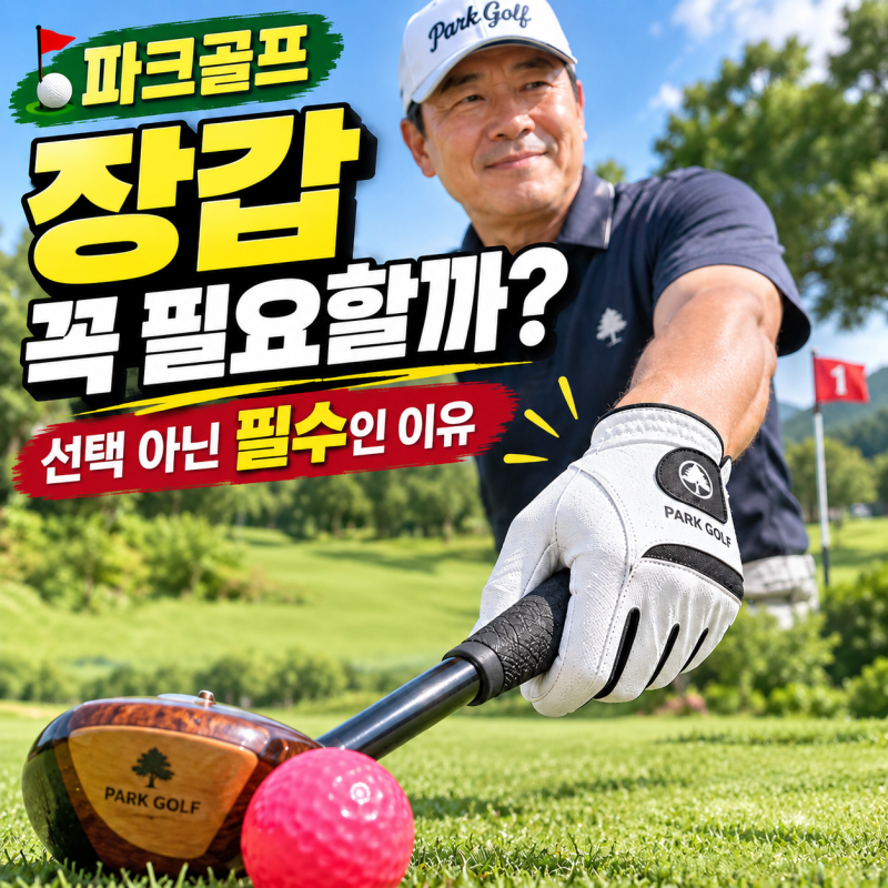 파크 골프 장갑 꼭 착용해야 할까? 선택이 아닌 필수인 추천 이유(+사이즈 양피 양손)