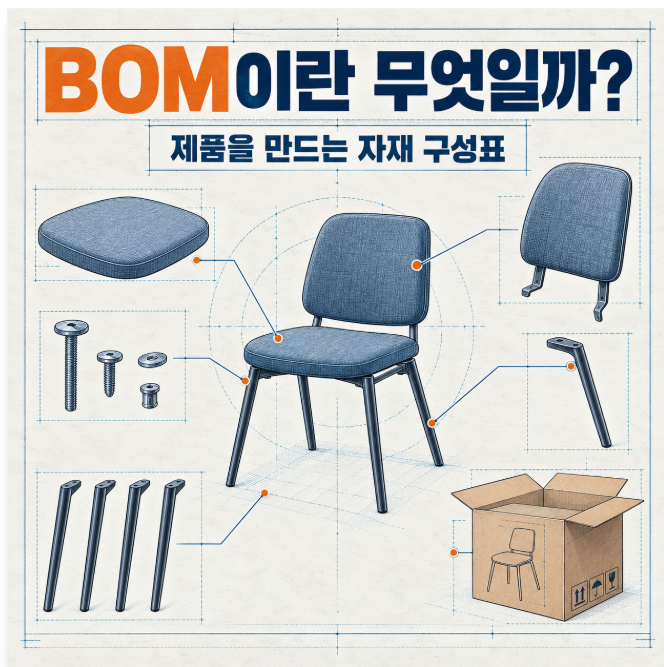 BOM이란 무엇일까?｜제조업 자재명세서와 소요량 계산 쉽게 설명