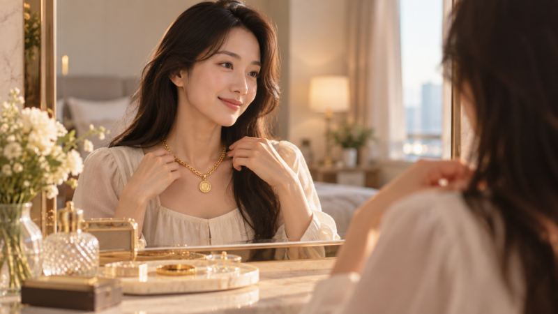 금목걸이 꿈 해몽, 선물 받거나 목걸이가 끊어지는 상황