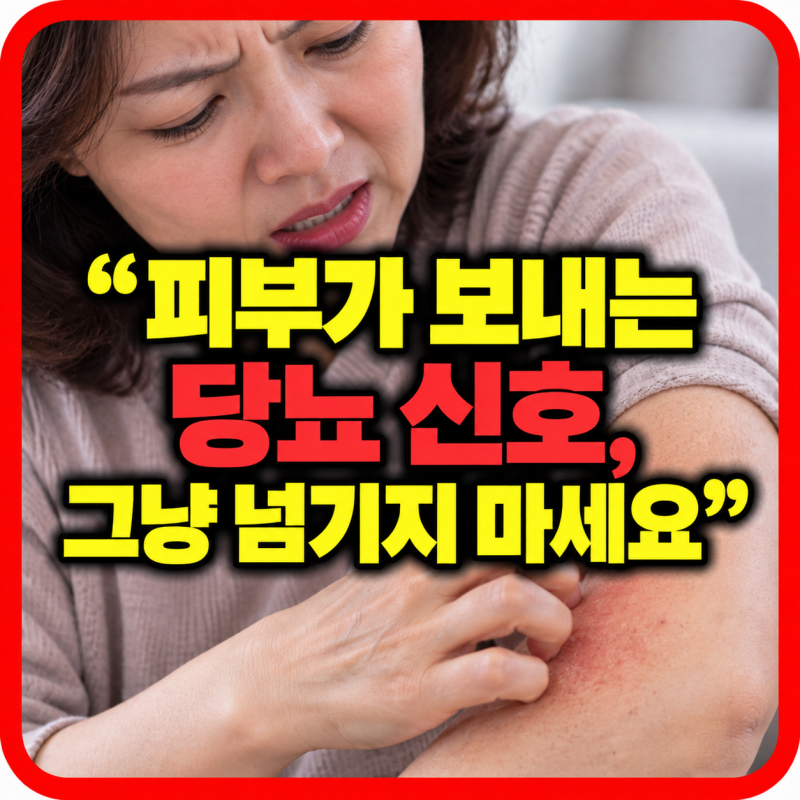 당뇨 초기증상 피부 변화 5가지“피부가 보내는 당뇨 신호, 절대 넘기지 마세요”
