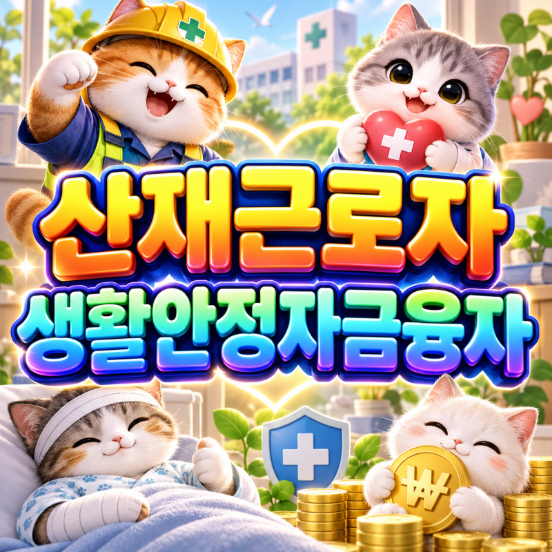 2026 산재근로자생활안정자금융자 세대당 최대 2000만원 저금리 혜택과 신청조건은!?