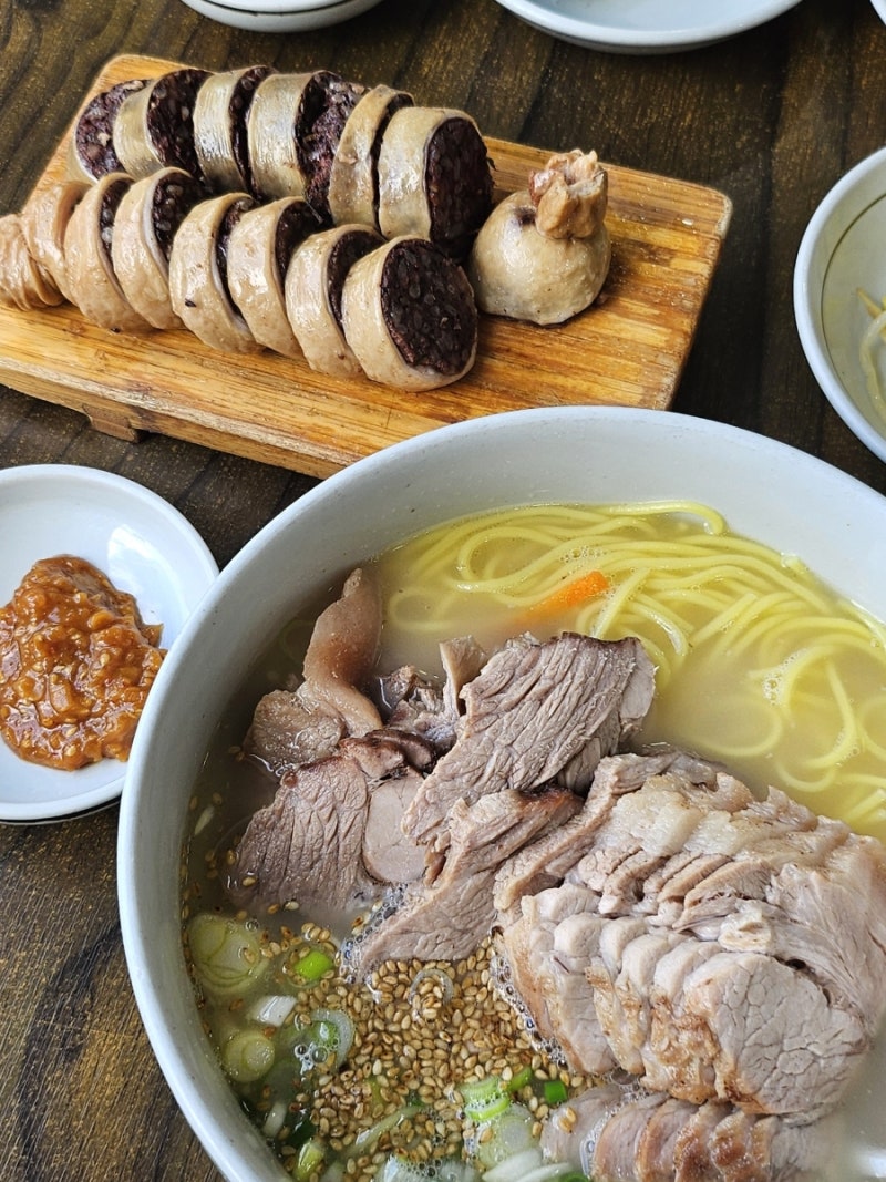 제주공항 근처 도민 맛집 제주미담 고기국수 내돈내산 후기