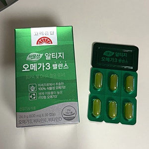 고려은단 식물성 알티지 오메가3 밸런스 내돈내산 섭취 후기 및 동물성과 비교