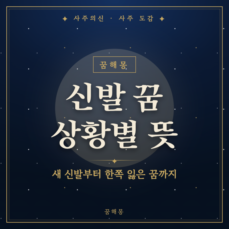 신발 꿈 해몽, 한쪽을 못 찾아 헤매다 깬 사람을 위한 상황별 풀이