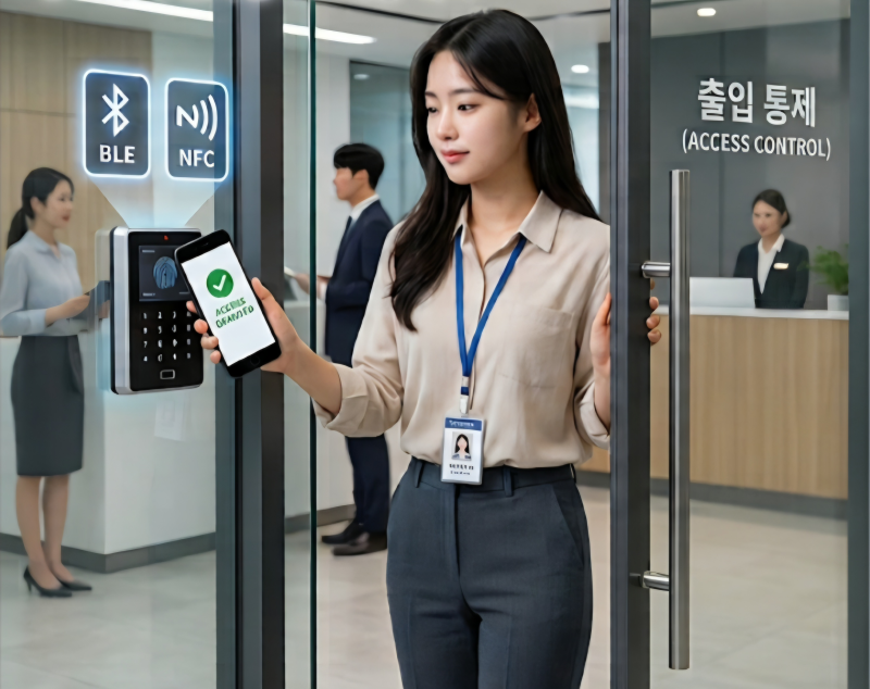 스마트폰 비콘을 출입통제시스템에 적용 - 장점과 단점
