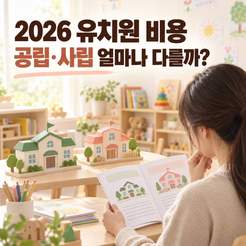 2026 유치원 비용 얼마일까? 공립·사립 차이와 추가로 내는 비용