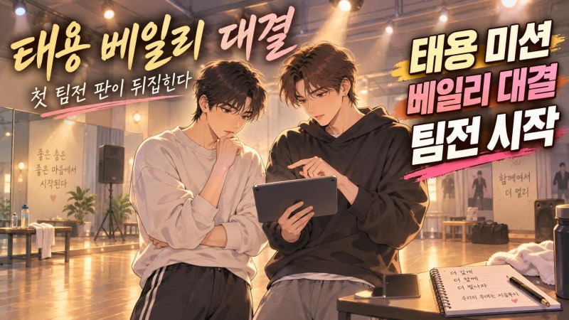 스디파 태용·베일리 신곡 미션, 2인 1조 팀전 관전 포인트 총정리