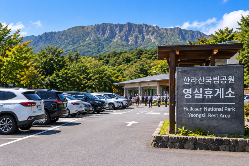 한라산 영실코스 주차장부터 입구까지 가는 방법｜자가용·버스·도보 총정리