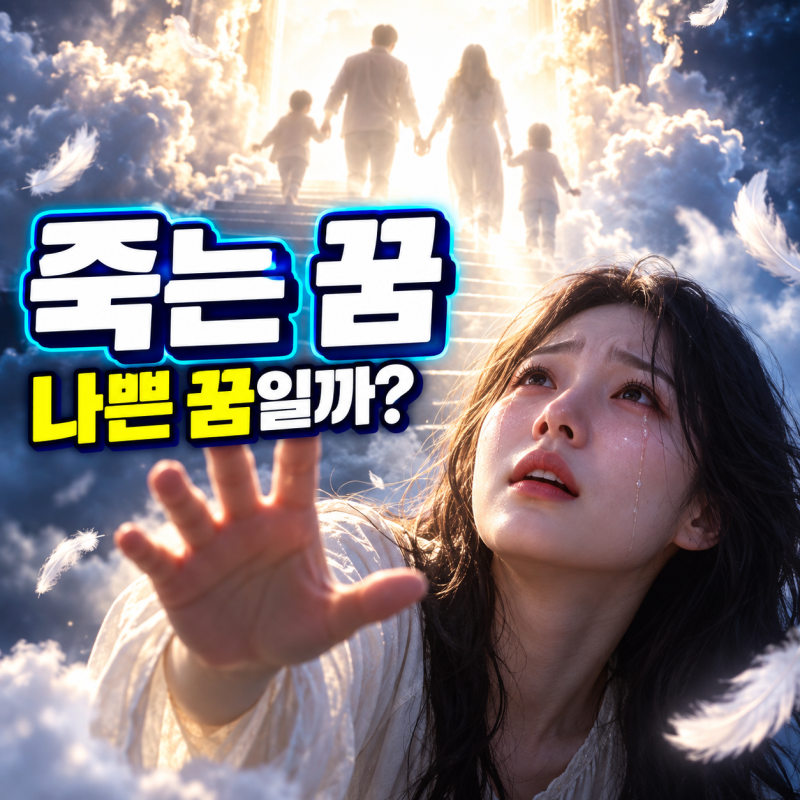 죽는 꿈해몽  내가 죽는 꿈 가족이 죽는 꿈 정말 나쁜 꿈일까?