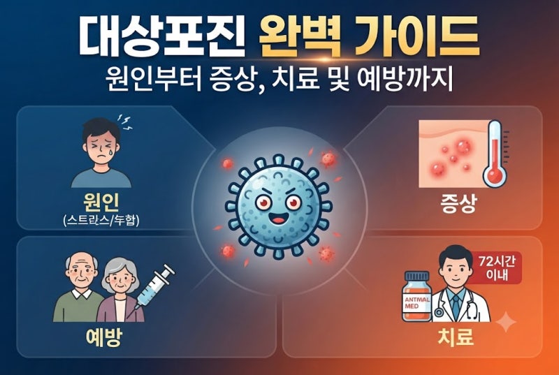 대상포진 완벽 가이드 ; 원인부터 증상, 치료 및 예방까지