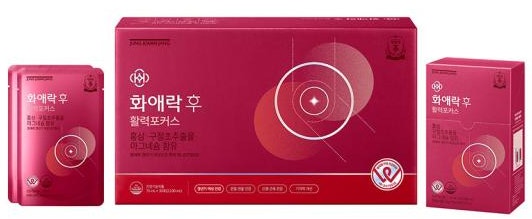 정관장 화애락 후 활력포커스, 여성의 관절·근육 건강관리를 한 포에