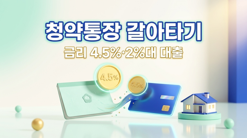일반 통장에서 청년 주택드림 청약통장 갈아타기 및 연계 대출 체크포인트