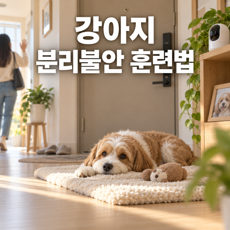 강아지 분리불안 훈련법｜외출하면 짖고 물어뜯을 때 5단계