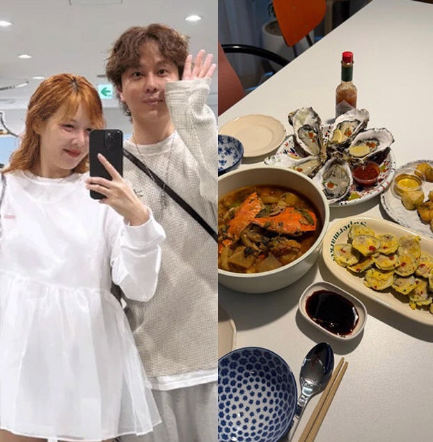 “숟가락 하나 들고 가고 싶네” 현아♥용준형, 집밥 수준이 남달랐다