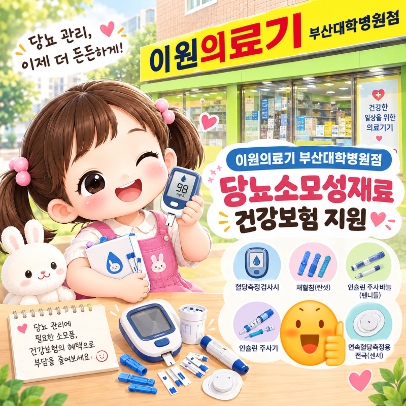 건강보험에서 당뇨 측정 제품을 지원해 준다고?부산 당뇨소모성재료 처방전 신청방법 총정....