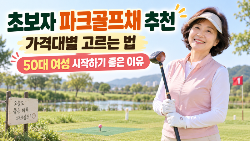 파크골프채 추천 초보자용 가격대별 고르는 법 50대 여성이 시작하기 좋은 이유