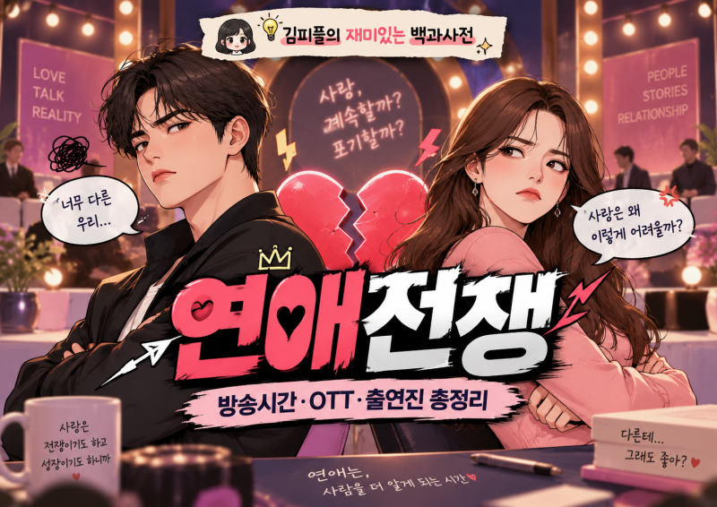 연애전쟁 이효리·서장훈·김희철, 방송시간·OTT·12회·13회 총정리