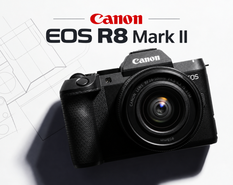 캐논 R8 Mark II 출시, 스타일리쉬한 디자인과 업그레이드 스펙 정리, 장단점 요약 (R8, R6m2 비교)