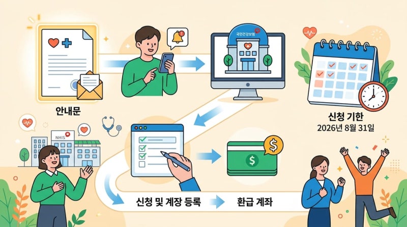 건강보험 본인부담상한액 초과금 환급 신청 방법