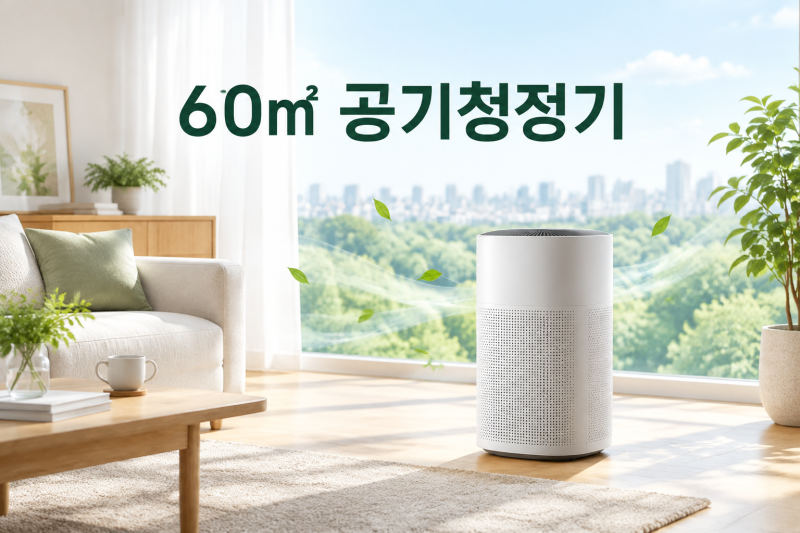 60㎡ 공기청정기 추천 삼성 블루스카이 5500 살펴보기