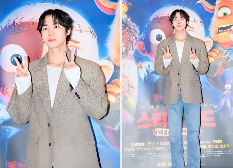 "화보 촬영 아니었어?" 배우 추영우, 영화 시사회서 완성한 "남친룩"... 스튜디오 톰보이 자켓