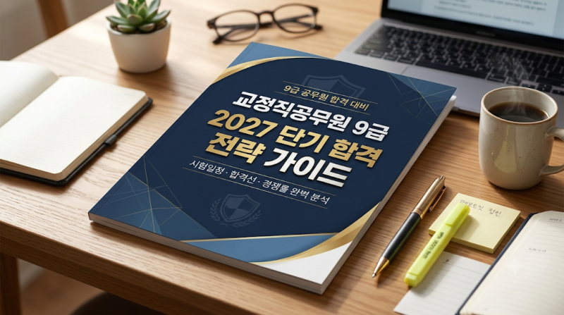교정직공무원 9급 시험일정 합격선 경쟁률 2027 단기 합격 전략 가이드