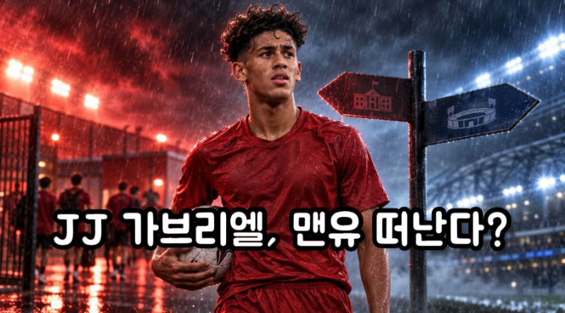 JJ 가브리엘 맨유 이탈 요청 충격! 15세 최고 유망주는 왜 떠나려 할까?