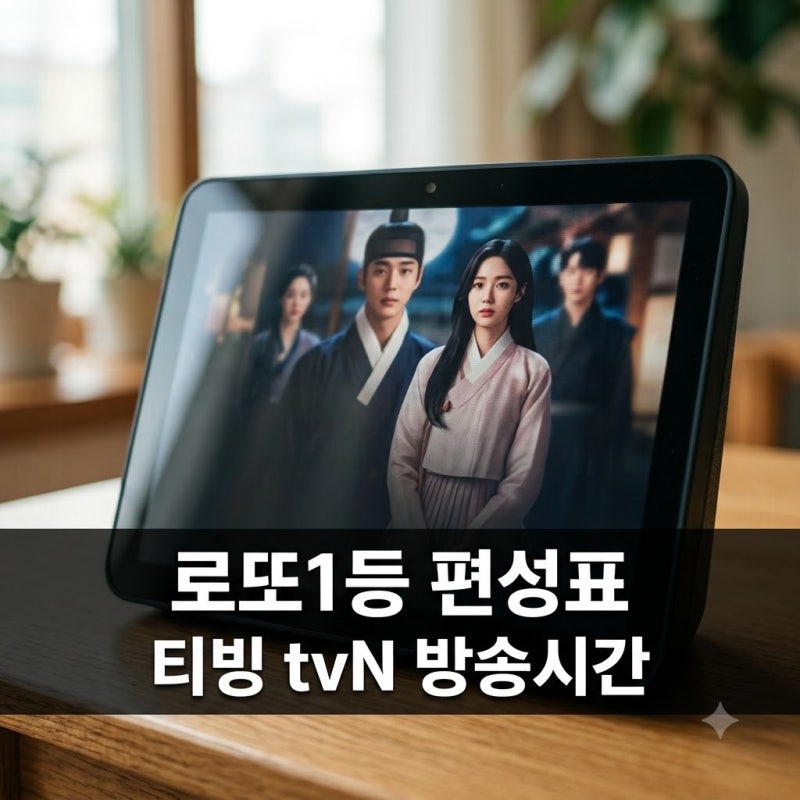로또 1등도 출근합니다 편성표 방송시간 티빙 tvN 재방송 정보