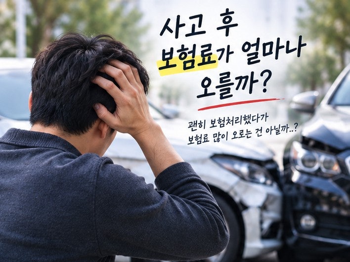 자동차 보험료 할증 기준, 사고 나면 얼마나 오를까? 꼭 확인하세요