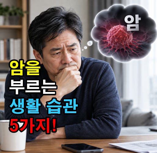 암을 부르는 생활습관 5가지!