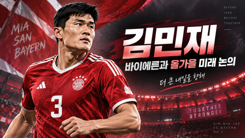 김민재, 바이에른과 올가을 미래 논의…재계약 가능성도 다시 거론