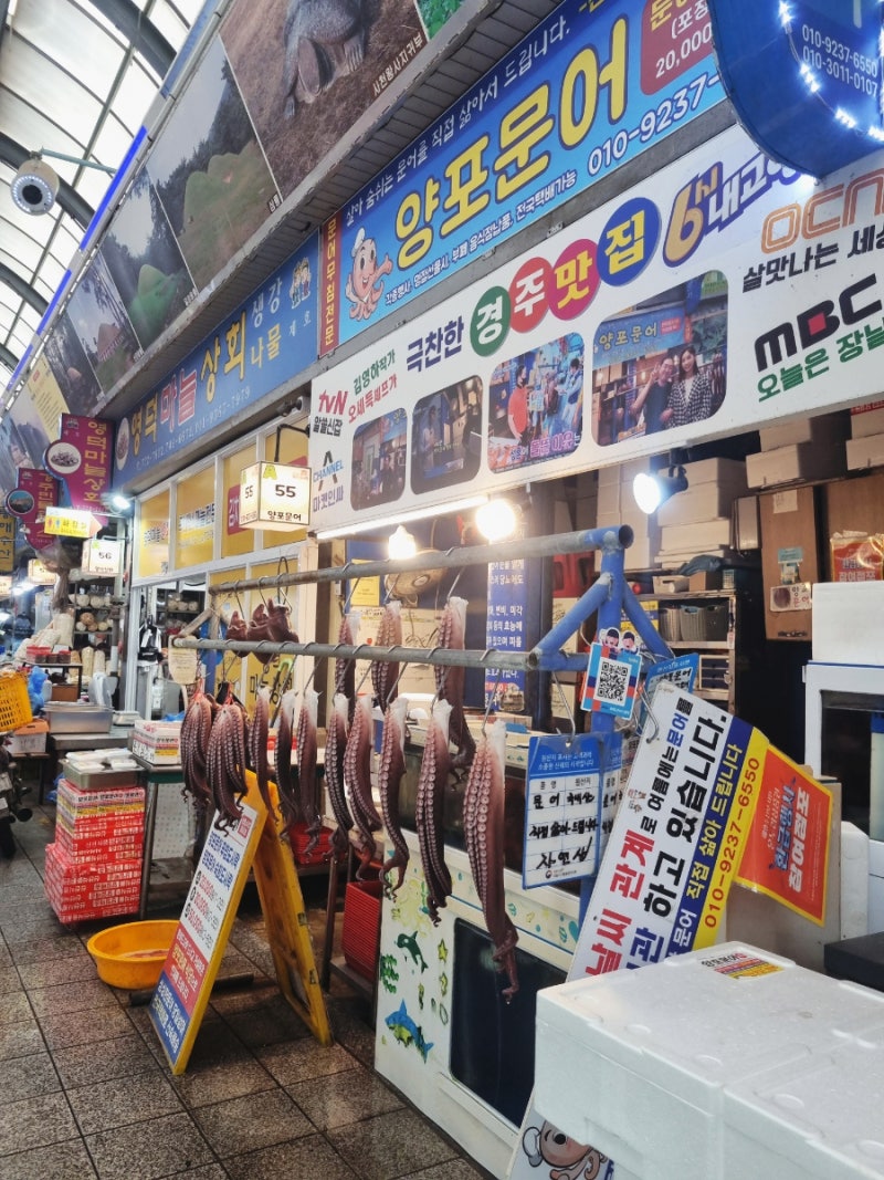 경주성동시장맛집투어-양포문어,우엉김밥,한식뷔페