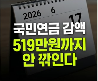 국민연금 받으면서 일하면 무조건 깎일까? 63~73년생 감액 기준선과 소득 계산법