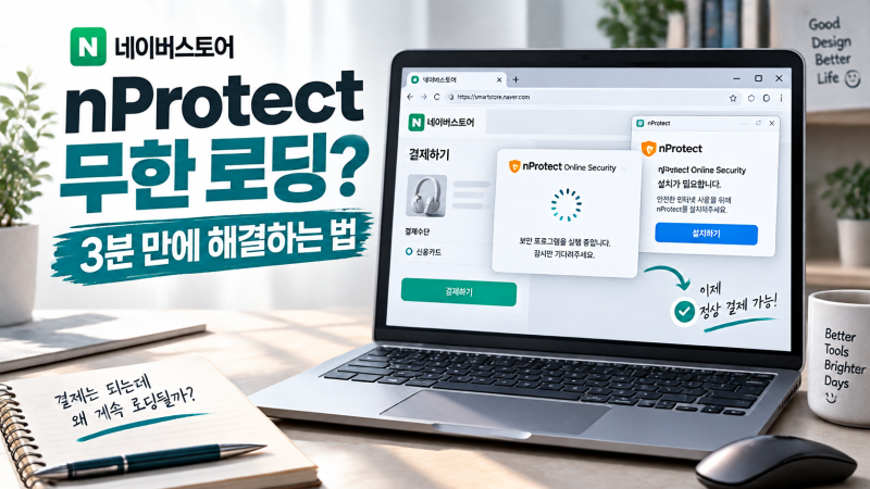 네이버스토어 결제 중 nProtect 무한 로딩? 3분 만에 해결하는 완벽 가이드