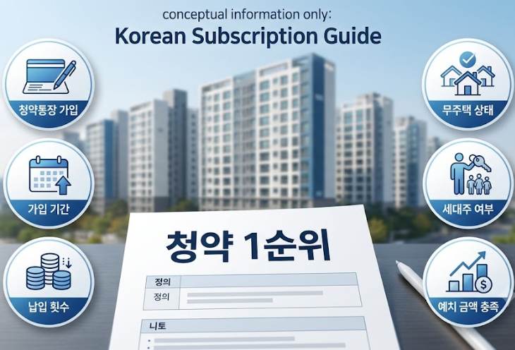 청약 1순위 조건! 가입기간·납입횟수·예치금부터 지역별 기준까지 총정리
