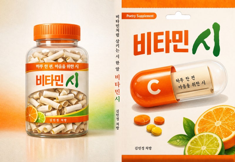 비타민시 시집 출간, 김민정 시인의 세 번째 시집 부크크 자가출판으로 완성
