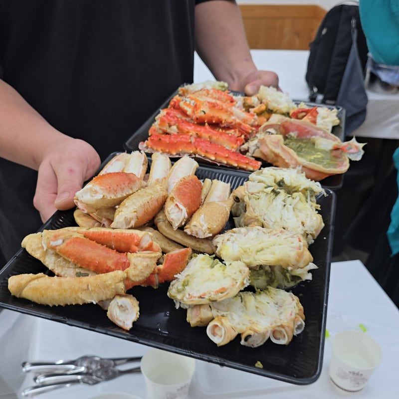 속초 중앙시장 대게 킹크랩 맛집 홍게라면 후기