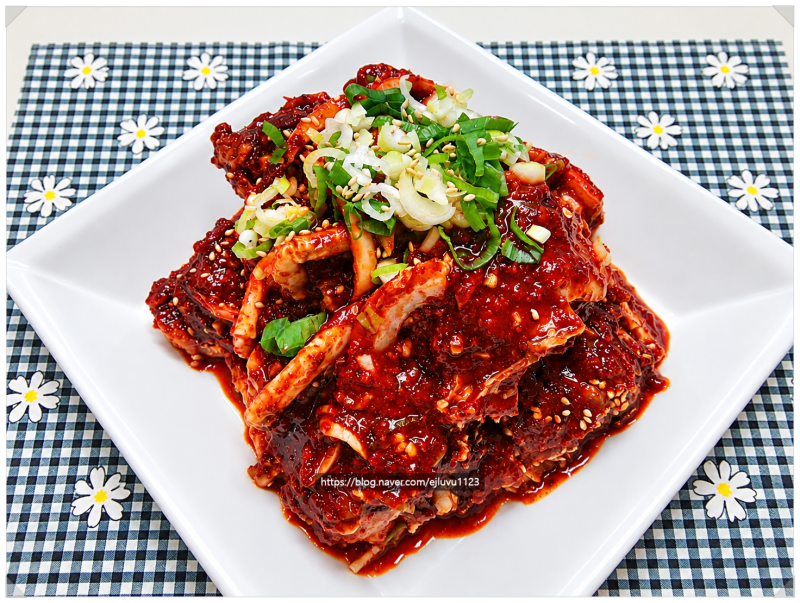 양념게장 황금 레시피 양념 끓여 식혀 만든 갈빗집 스타일 양념게장