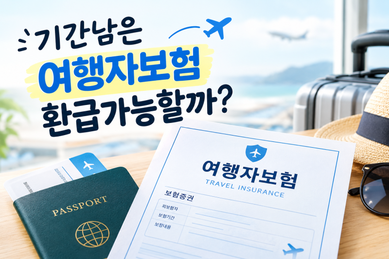 해외장기체류 실비환급 알아보다가 여행자보험 환급 완료