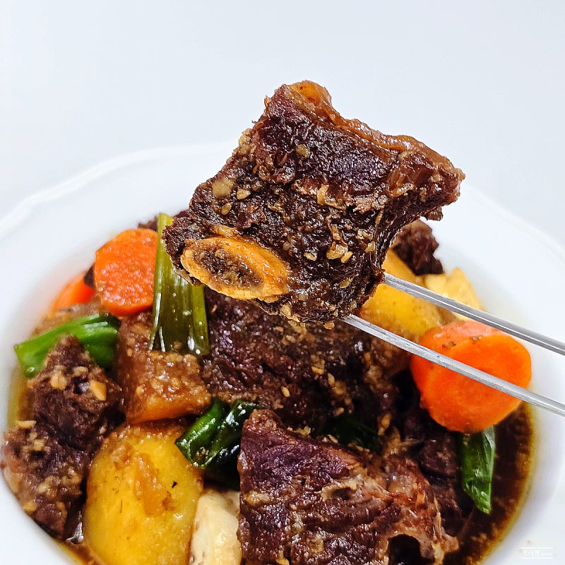 2kg 소갈비찜 레시피 압력솥 갈비찜 만들기 양념 만드는법
