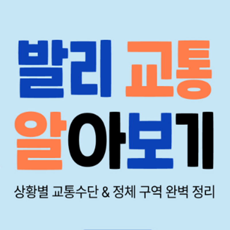[발리 여행 준비] 발리 교통수단 총정리! 그랩, 고젝부터 렌터카까지 완벽 가이드