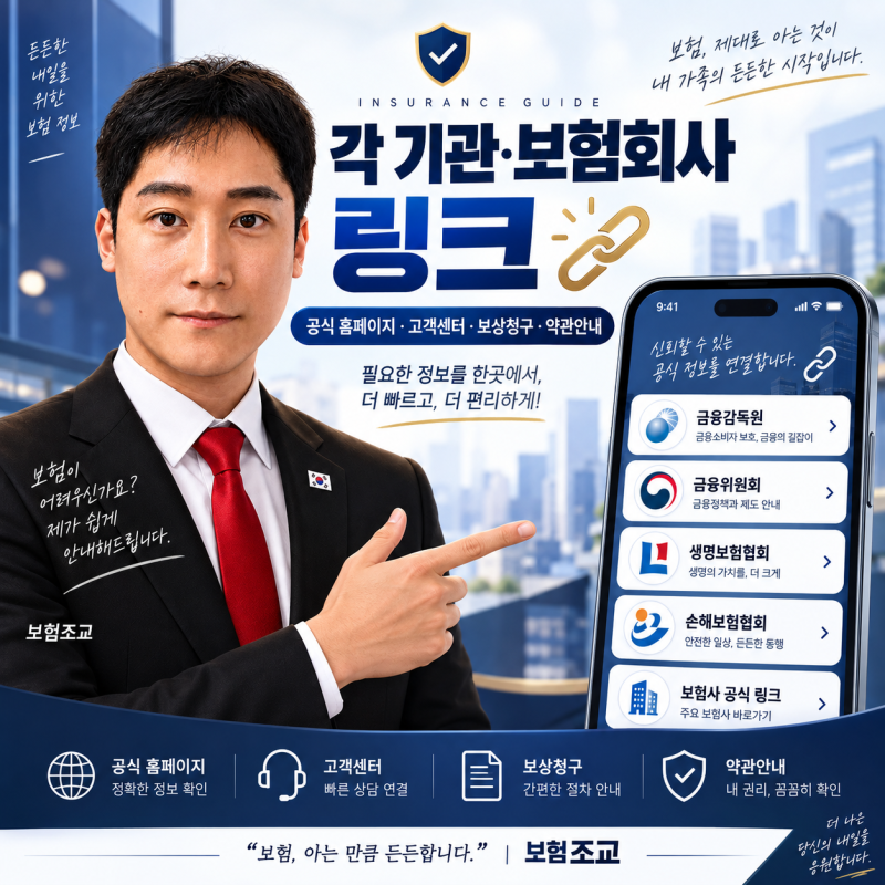 보험 가입 전 꼭 알아두면 좋은 공식 보험정보 사이트 총정리 | 금융감독원·보험다모아·생....