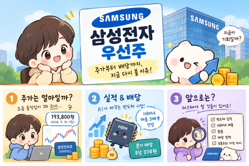 삼성전자 우선주 주가 전망, 지금 봐야 할 것은 따로 있다