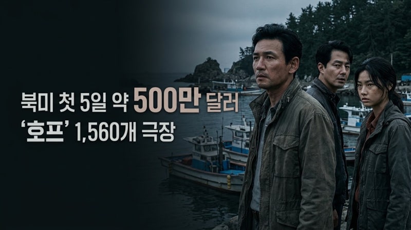 나홍진 ‘호프’ 북미 첫 5일 약 500만 달러, 1,560개 극장 개봉 의미