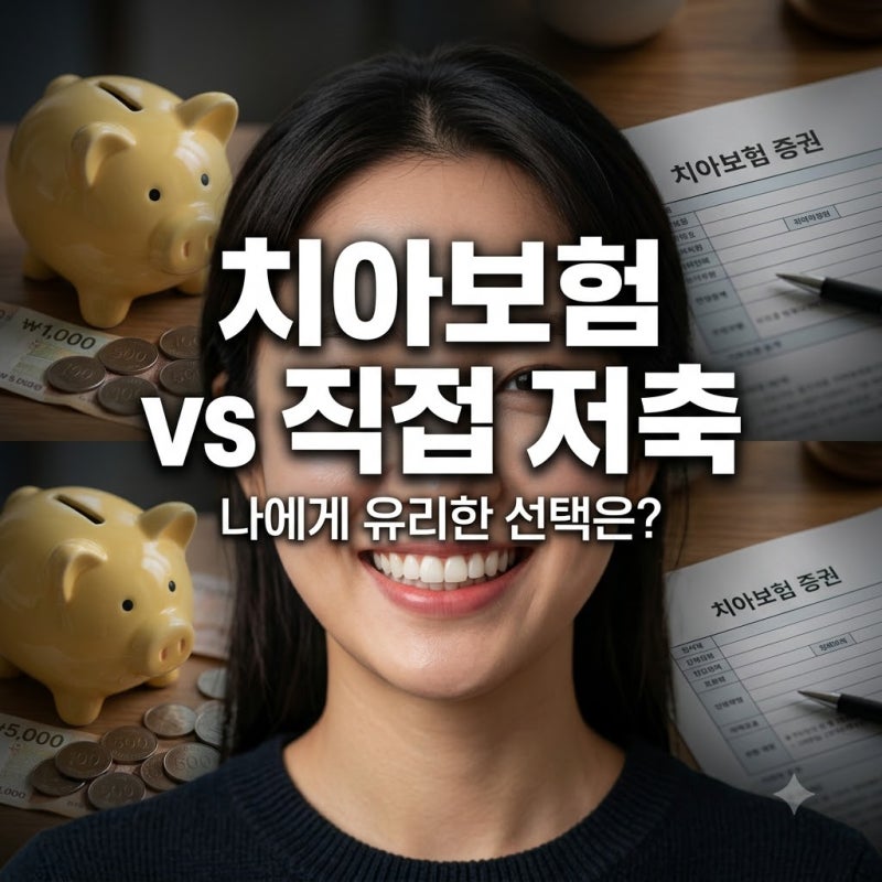 치아보험 가입할까? 아니면 치료비를 직접 모을까? 똑똑한 선택 가이드
