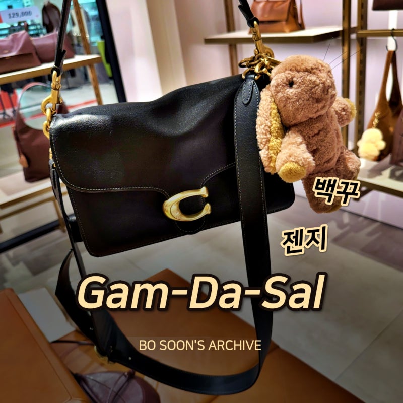 스타필드 수원 코치 매장 태비숄더백 구매 후기  브루클린백/로그백 실물：COACH 데일리 여자....
