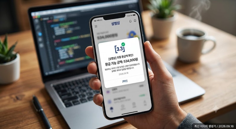 [단독] 5분 만에 숨은 돈 찾다 놀란 2026년 종합소득세 환급금 조회 및 삼쩜삼 모의계산, 못 받....