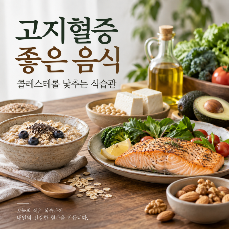 고지혈증 원인과 좋은 음식, 콜레스테롤 낮추는 방법은?